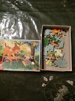 Bambi 30 piece puzzle game, negotiable