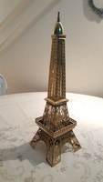 Retro,ritka zenélő Eiffel torony italos üveg 42.5 cm.