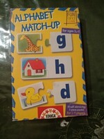 Alphabet match-up game for teaching English, negotiable