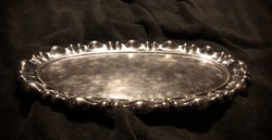 Antik , Diannás , ovális ezüst tálca !