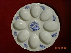 Csehszlovák porcelán, hímes tojás tartó eredeti dobozban, 8 darabos. Vanneki! Jókai.