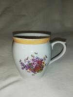 Antique mz violet 1 l.-S belly mug