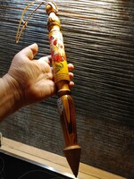 Giant carved colored pencil - usable
