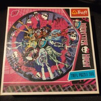 Monster high round puzzle, 300 pieces - brand new, complete