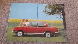 DDR, ndk, wartburg 353 / model vintage car rare brochure, retro advertisement, old timer