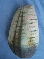 Ágoston Simó ceramic vase - 20 cm, flawless