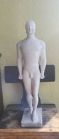 50 cm tall, plaster statue, male nude, also for creatives!