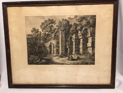 Antik metszet . “ C. Reinhart Róma 1793 “