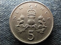 Anglia II. Erzsébet (1952-) 5 Új Penny 1978 (id71534)