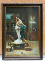 L. Constane - love, beautiful romantic oil painting