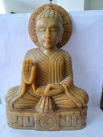 Kő buddha szobor 20,5 cm