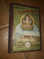 Waddell L. Austine A rejtelmes Lhassza - Aranyozott gerincű kiadói vászonkötésű antik könyv
