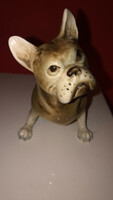 Bulldog porcelán figura