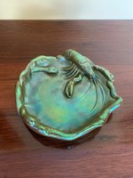 Zsolnay eosin lobster bowl in undamaged, beautiful condition for sale!