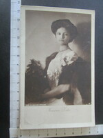 1916 Coronation of Buda, the last crowned Hungarian queen Zita Habsburg, original photo sheet image