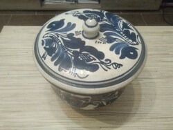 Korondi folk glazed ceramic vessel.