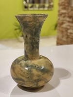 Zsolnay körpecsètes mázas váza