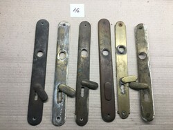 6 unique old copper door titles to be renewed for replacement