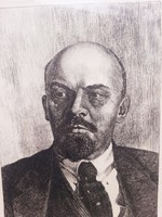 Csisztu Mihály (1933-2008) Lenin /Szocreál/