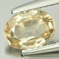 Fabulous! Real, 100% natural light champagne zircon gemstone 1.10 ct (vsi) value: HUF 54,900!!!