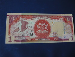 Trinidad and Tobago $ 1 2006 (2017)! Bird! Unc! Rare paper money!