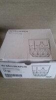 Ikea Sallskaplig vizespohár 4 db-os csomagban