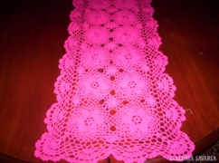 Crochet runner 110x36 cm x