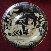 Egyptian fathy mahmoud porcelain plate