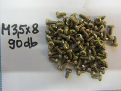 M3,5×8MM ÖNMETSZŐ VAS CSAVAR 90DB.