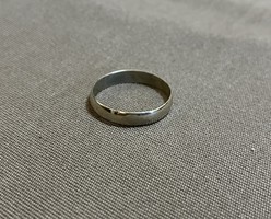 Antique silver hoop ring