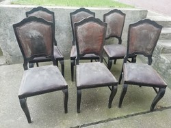 Neobarokk székek, 6db