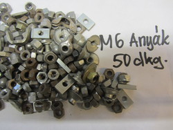 Mixed M6 iron nuts