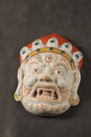 Jelzett porcelán indián maszk 795