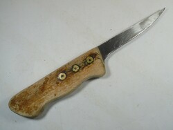Régi henteskés konyhai kés fa nyéllel csontozó kés