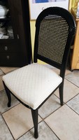6 DB  Rattan szék garnitúra ÉTKEZŐ SZÉK 20 e/db