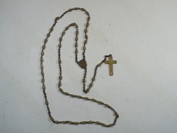 Old rosary copper and plastic