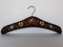 Vintage tapestry embroidery hanger