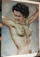 Sándor Diósi pastel nude for bid