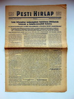 1944 June 4 / Pest hirlap 4. Edition / birthday old original newspaper no.: 7580