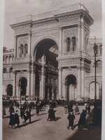 Old postcard 1924 Milan photo postcard