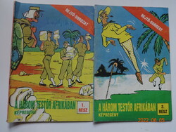 Rejtő-sorozat: A három testőr Afrikában 1.-2. rész - képregény Korcsmáros Pál rajzaival