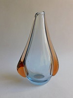 Glass vase by Frantisek Zemek Msitsov 20.5 Cm