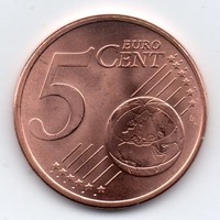 Andorra 5 euro cent, 2017, UNC