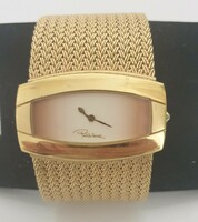 Roberto Cavalli golden Italian vintage watch in its own box