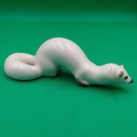 Vintage Polonne menyét porcelán figura