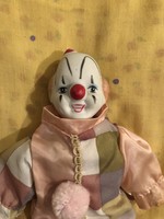 Clown with porcelain head
