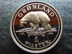 Dánia Grönland .999 ezüst 1 piaszter fantáziaveret 1989 PP(id69867)