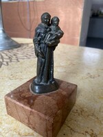 St. Antal, the patron saint of children - bronze statue