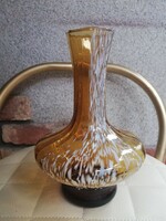 Meseszép retro üveg váza