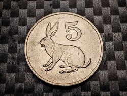 Zimbabwe 5 cent, 1988